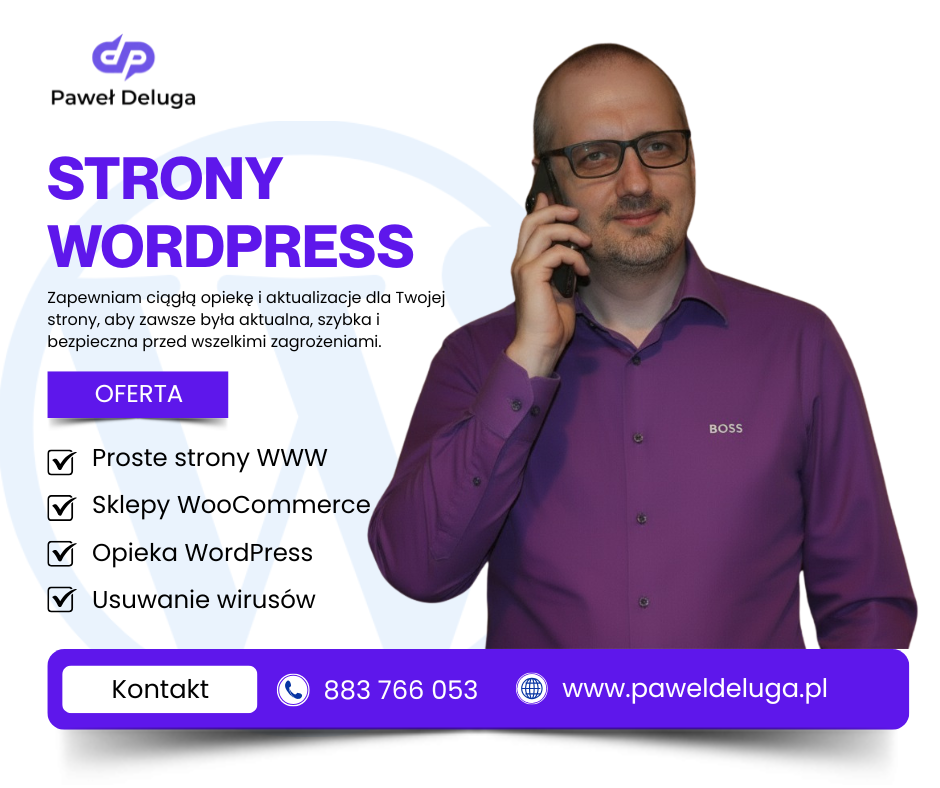 Paweł Deluga - Strony WordPress